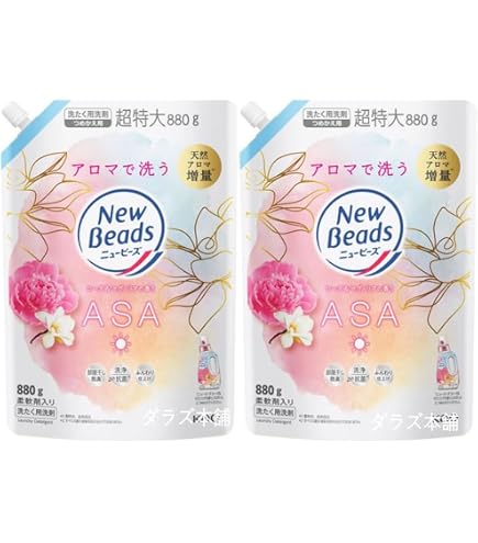 Amazon | ニュービーズ ローズ＆マグノリア の香り 詰替用 2.1kg × 4個